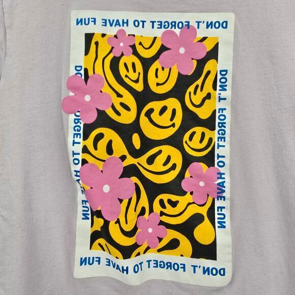 WESC PacSun Men's America Inc Max Hardcore Happiness T-Shirt Purple Size Small - Picture 5 of 10